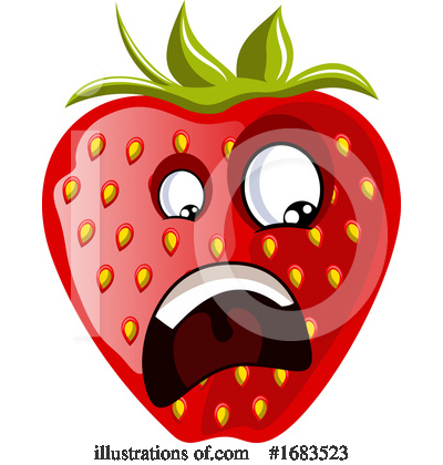 Royalty-Free (RF) Strawberry Clipart Illustration by Morphart Creations - Stock Sample #1683523