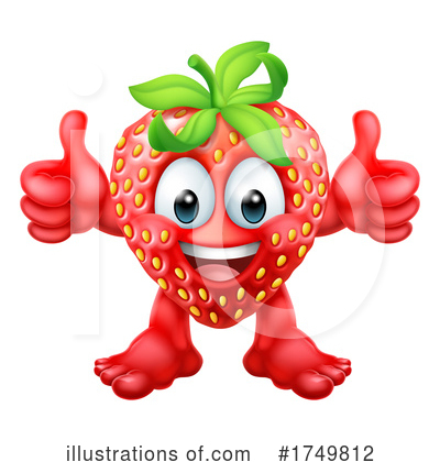 Royalty-Free (RF) Strawberry Clipart Illustration by AtStockIllustration - Stock Sample #1749812