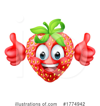 Royalty-Free (RF) Strawberry Clipart Illustration by AtStockIllustration - Stock Sample #1774942