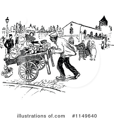 Royalty-Free (RF) Street Clipart Illustration by Prawny Vintage - Stock Sample #1149640