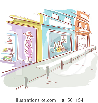 Storefront Clipart #1561154 by BNP Design Studio