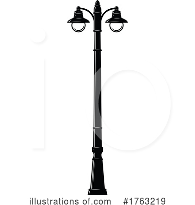 Street Lamp Clipart #1763219 by Vector Tradition SM