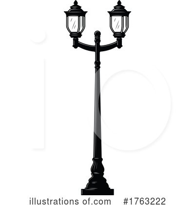 Street Lamp Clipart #1763222 by Vector Tradition SM