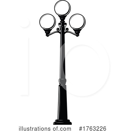 Street Lamp Clipart #1763226 by Vector Tradition SM
