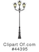 Street Lamp Clipart #44395 by Frisko