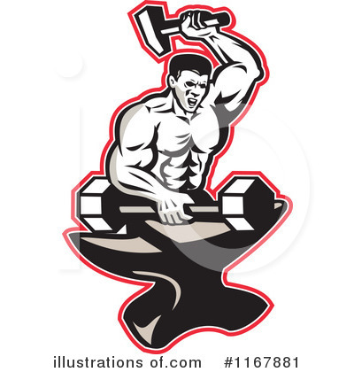 Royalty-Free (RF) Strength Clipart Illustration by patrimonio - Stock Sample #1167881