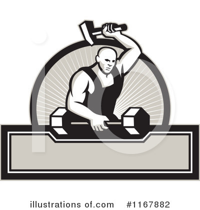 Royalty-Free (RF) Strength Clipart Illustration by patrimonio - Stock Sample #1167882