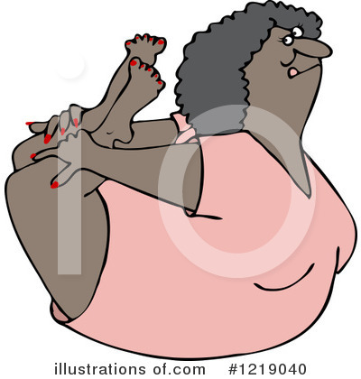 Royalty-Free (RF) Stretching Clipart Illustration by djart - Stock Sample #1219040