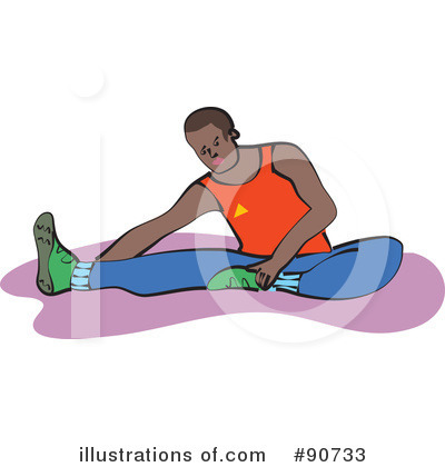 Royalty-Free (RF) Stretching Clipart Illustration by Prawny - Stock Sample #90733