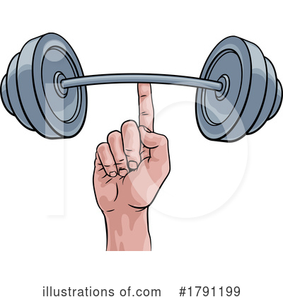 Weight Lifting Clipart #1791199 by AtStockIllustration