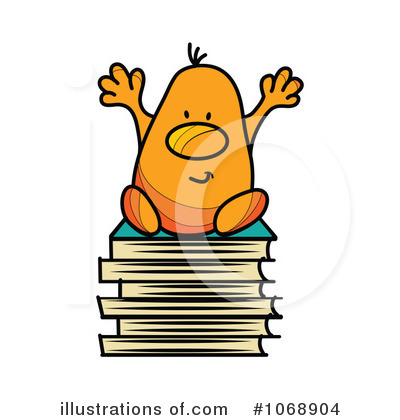 Royalty-Free (RF) Student Clipart Illustration by MilsiArt - Stock Sample #1068904