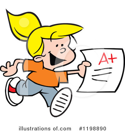 Report Card Clipart #1198890 by Johnny Sajem