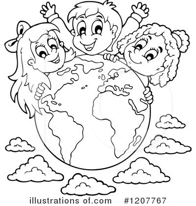 Royalty-Free (RF) Student Clipart Illustration by visekart - Stock Sample #1207767