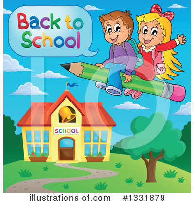 School Building Clipart #1331879 by visekart