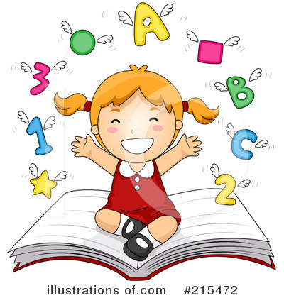 Royalty-Free (RF) Student Clipart Illustration by BNP Design Studio - Stock Sample #215472
