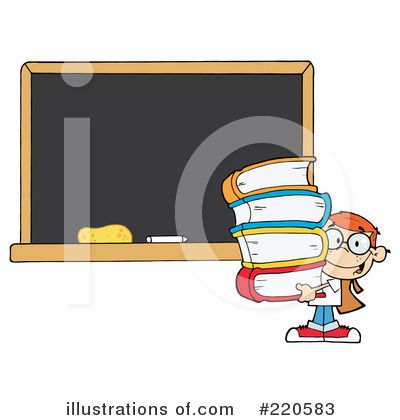 Royalty-Free (RF) Student Clipart Illustration by Hit Toon - Stock Sample #220583