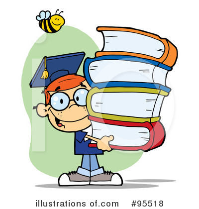 School Boy Clipart #95518 by Hit Toon