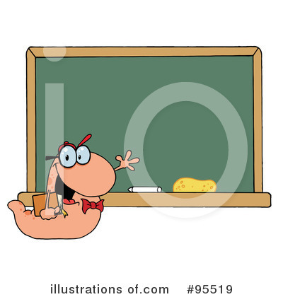 Royalty-Free (RF) Student Clipart Illustration by Hit Toon - Stock Sample #95519