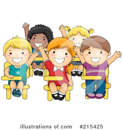 Royalty-Free (RF) Students Clipart Illustration by BNP Design Studio - Stock Sample #215425
