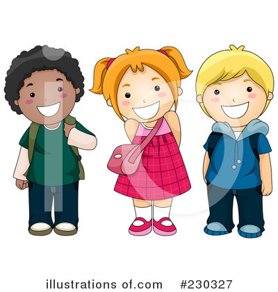 Royalty-Free (RF) Students Clipart Illustration by BNP Design Studio - Stock Sample #230327