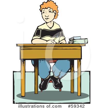 Royalty-Free (RF) Students Clipart Illustration by xunantunich - Stock Sample #59342