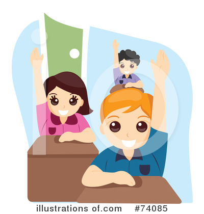 Royalty-Free (RF) Students Clipart Illustration by BNP Design Studio - Stock Sample #74085
