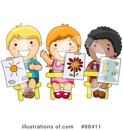 Royalty-Free (RF) Students Clipart Illustration by BNP Design Studio - Stock Sample #88411