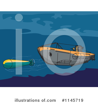 Submarine Clipart #1145719 by patrimonio