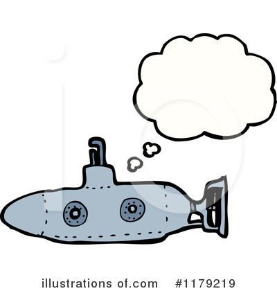 Royalty-Free (RF) Submarine Clipart Illustration by lineartestpilot - Stock Sample #1179219