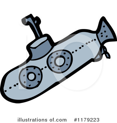 Royalty-Free (RF) Submarine Clipart Illustration by lineartestpilot - Stock Sample #1179223