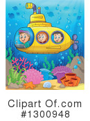 Submarine Clipart #1300948 by visekart