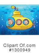 Submarine Clipart #1300949 by visekart