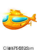 Submarine Clipart #1758025 by Vector Tradition SM