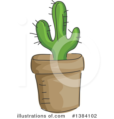 Cactus Clipart #1384102 by BNP Design Studio
