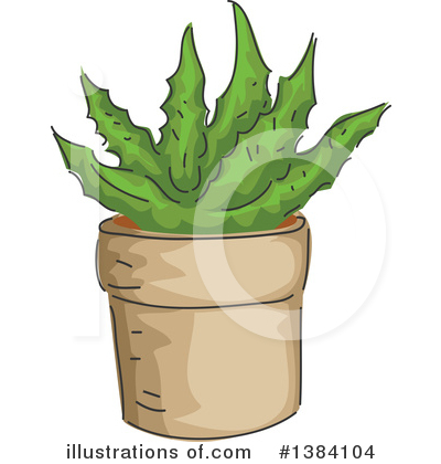 Royalty-Free (RF) Succulent Clipart Illustration by BNP Design Studio - Stock Sample #1384104