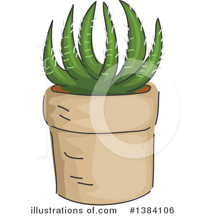 Royalty-Free (RF) Succulent Clipart Illustration by BNP Design Studio - Stock Sample #1384106