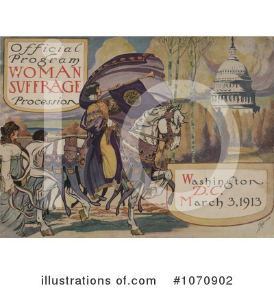 Royalty-Free (RF) Suffrage Clipart Illustration by JVPD - Stock Sample #1070902