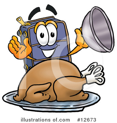 Royalty-Free (RF) Suitcase Character Clipart Illustration by Mascot Junction - Stock Sample #12673
