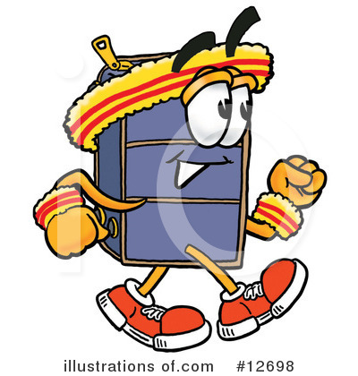 Royalty-Free (RF) Suitcase Character Clipart Illustration by Mascot Junction - Stock Sample #12698