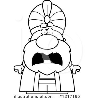 Royalty-Free (RF) Sultan Clipart Illustration by Cory Thoman - Stock Sample #1217195