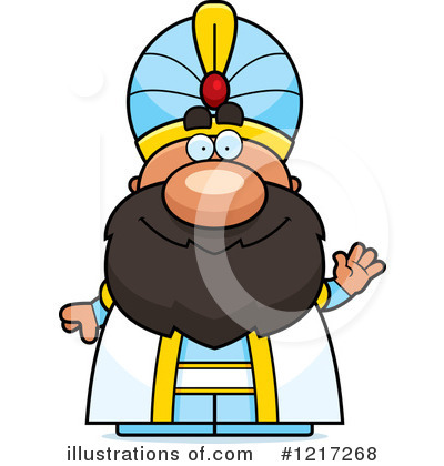 Royalty-Free (RF) Sultan Clipart Illustration by Cory Thoman - Stock Sample #1217268