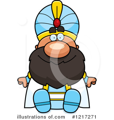Royalty-Free (RF) Sultan Clipart Illustration by Cory Thoman - Stock Sample #1217271