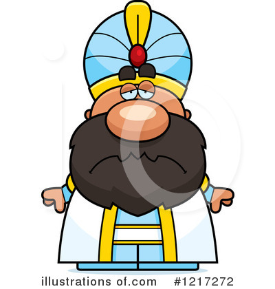 Royalty-Free (RF) Sultan Clipart Illustration by Cory Thoman - Stock Sample #1217272