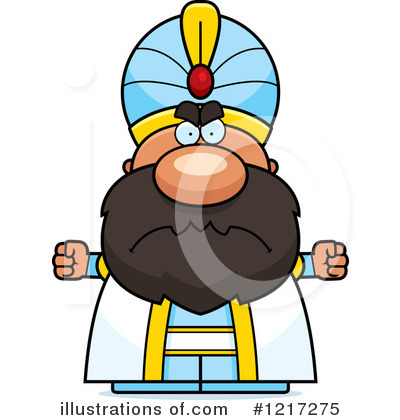 Royalty-Free (RF) Sultan Clipart Illustration by Cory Thoman - Stock Sample #1217275