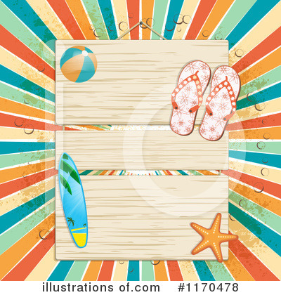 Royalty-Free (RF) Summer Clipart Illustration by elaineitalia - Stock Sample #1170478