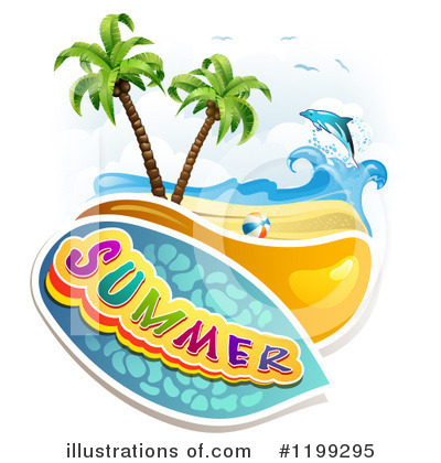 Royalty-Free (RF) Summer Clipart Illustration by merlinul - Stock Sample #1199295
