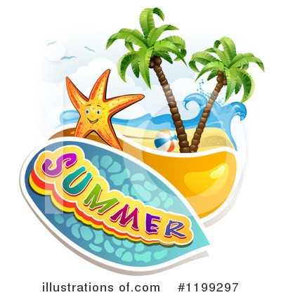 Royalty-Free (RF) Summer Clipart Illustration by merlinul - Stock Sample #1199297