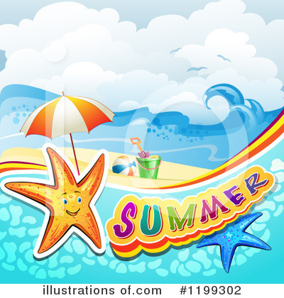 Royalty-Free (RF) Summer Clipart Illustration by merlinul - Stock Sample #1199302