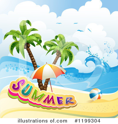 Royalty-Free (RF) Summer Clipart Illustration by merlinul - Stock Sample #1199304