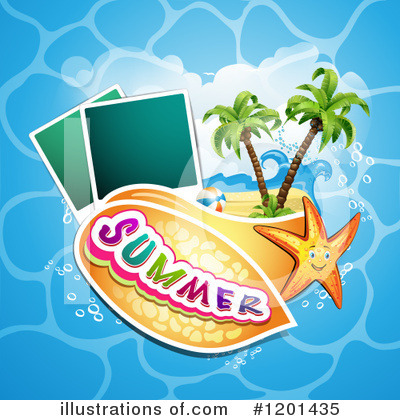 Royalty-Free (RF) Summer Clipart Illustration by merlinul - Stock Sample #1201435